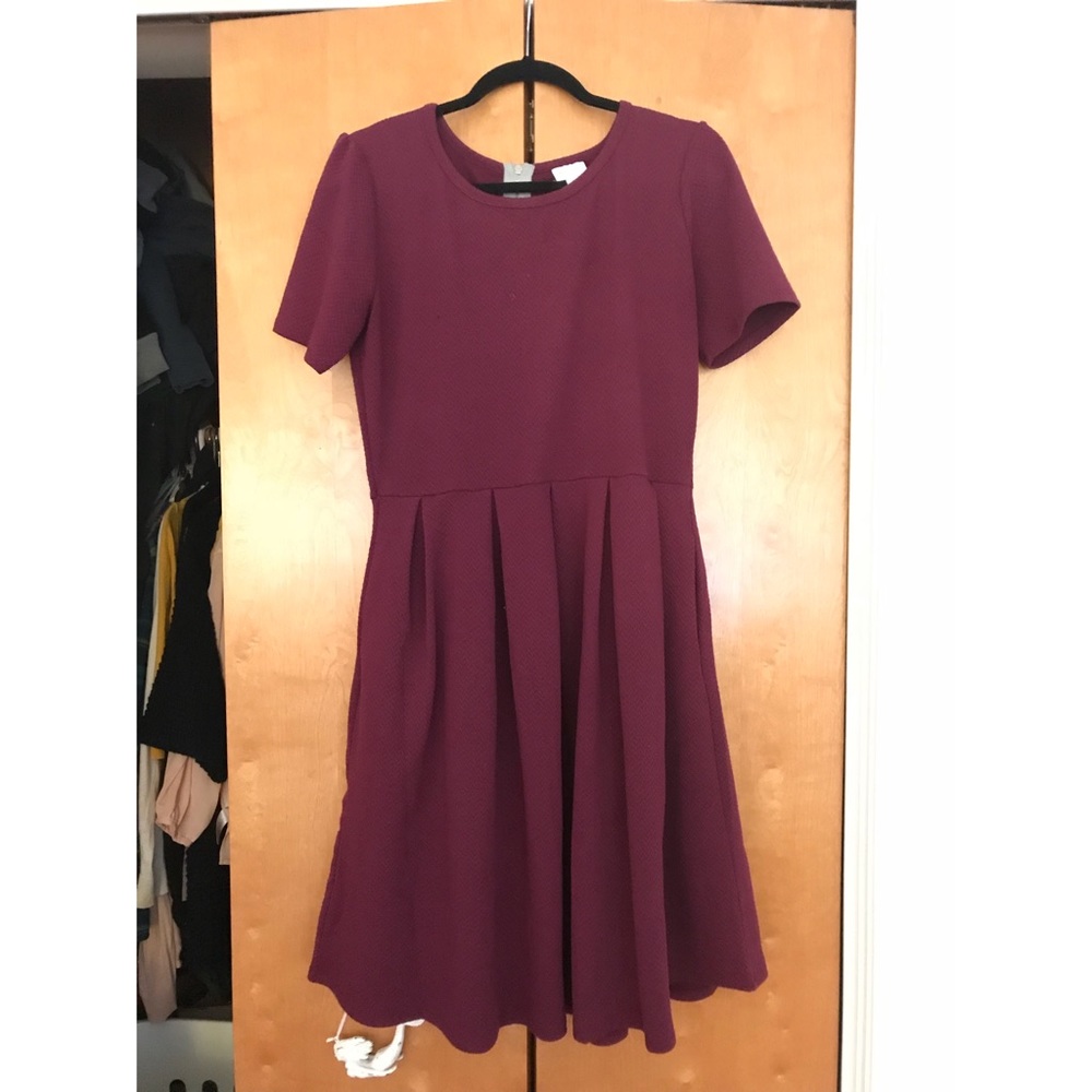 Solid Purple LuLaRoe Amelia